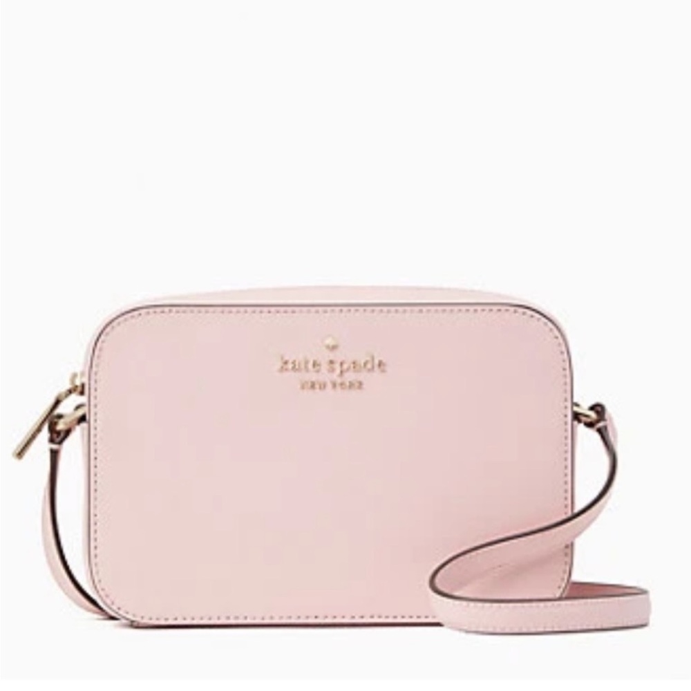 NWOT Kate Spade Staci Mini Crossbody Camera Bag Pink